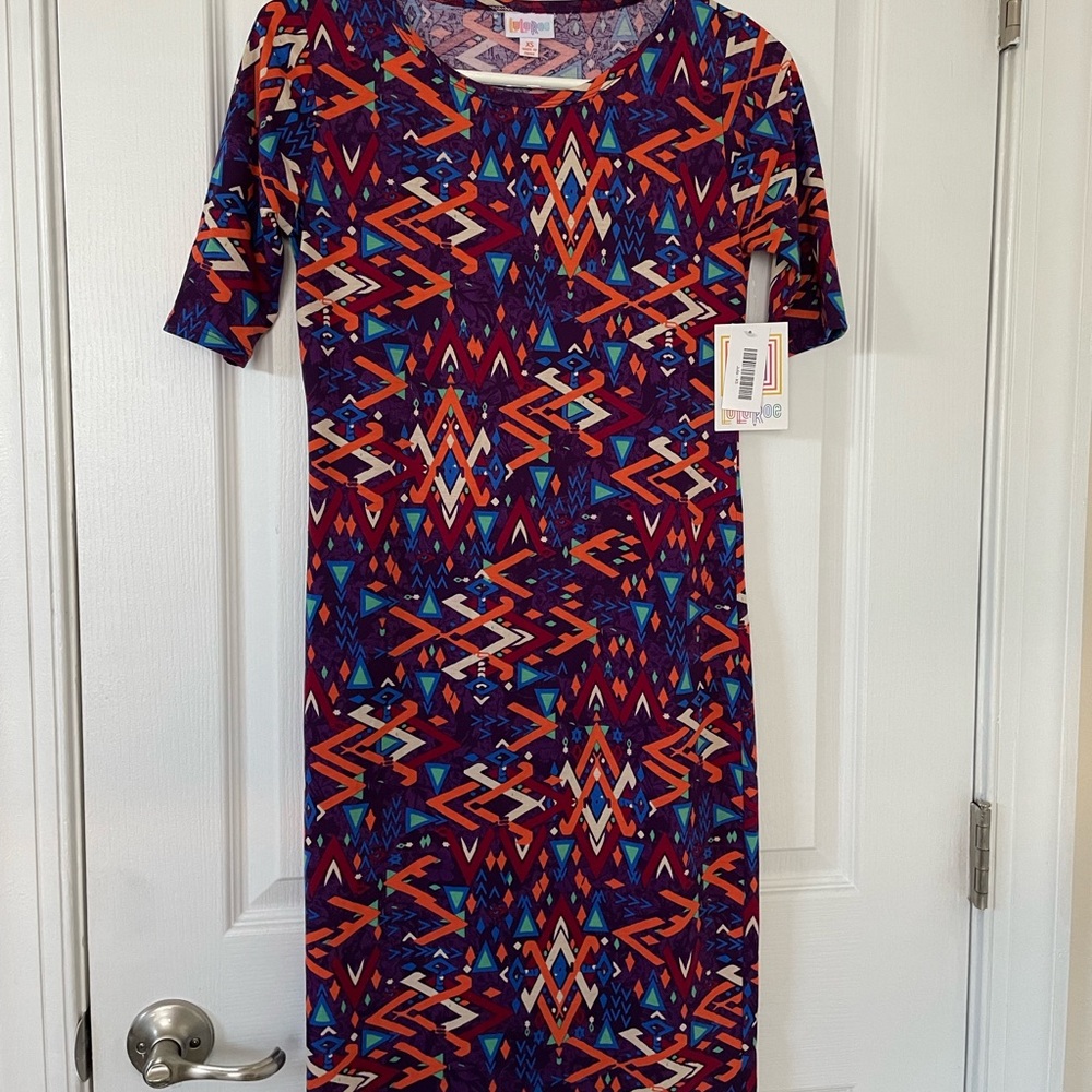 Julia Dress XS - Lularoe - Bodycon - multicolor - NWT